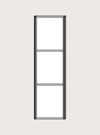 Puertas correderas con travesaños