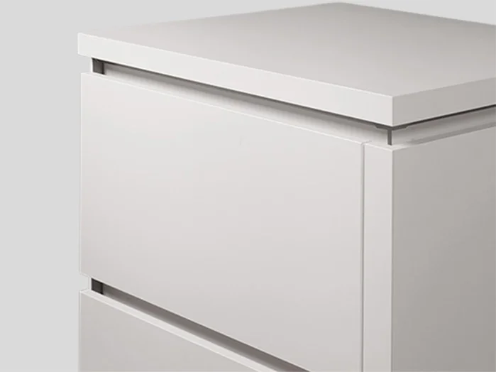 006 - Recessed Handle (LINE N), Satin grey, Matt