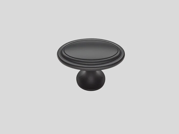 679 - Knob, Black, Matt