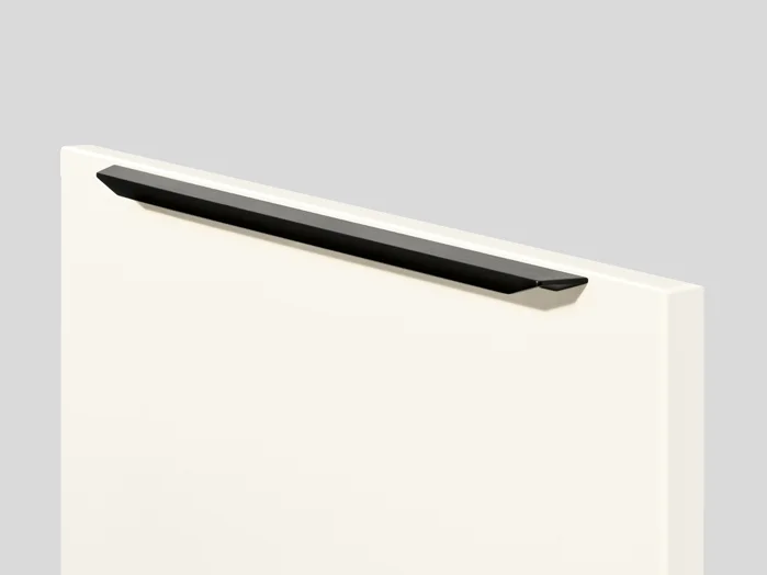 820 - Screw-on bar handle, Black, Matt
