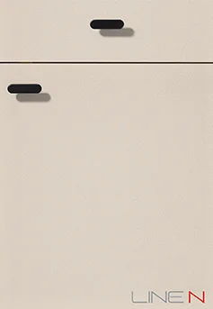 Structured surface in a warm sand tone: LOOK 604 combines a modern look with homely naturalness.