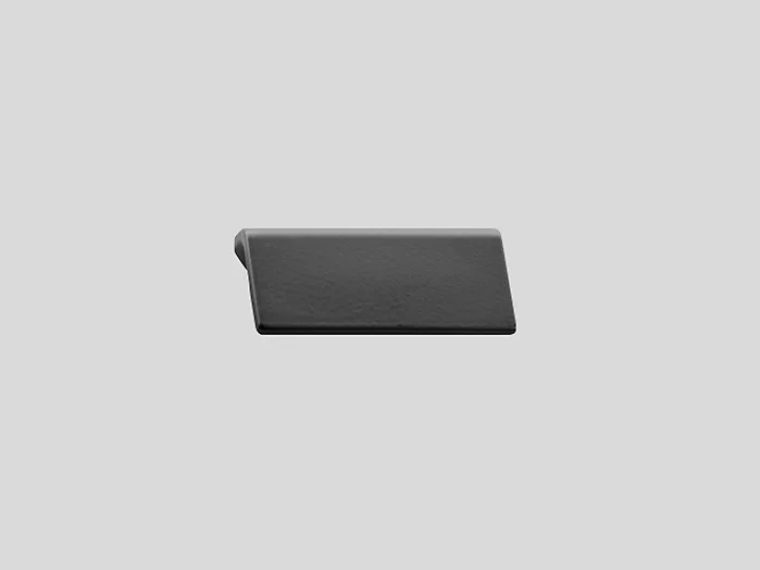 227 - Metal handle, Black, Matt