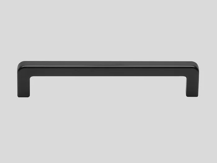 726 - Metal handle, Black, Matt