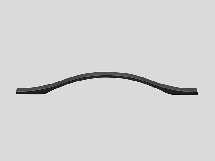230 - Metal handle, Black, Matt