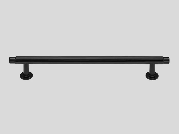 226 - Metal handle, Black, Matt