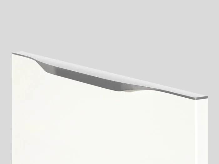 350 - Bar handle, Stainless steel finish, Matt