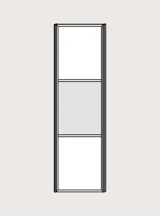 Puertas correderas con relleno medio