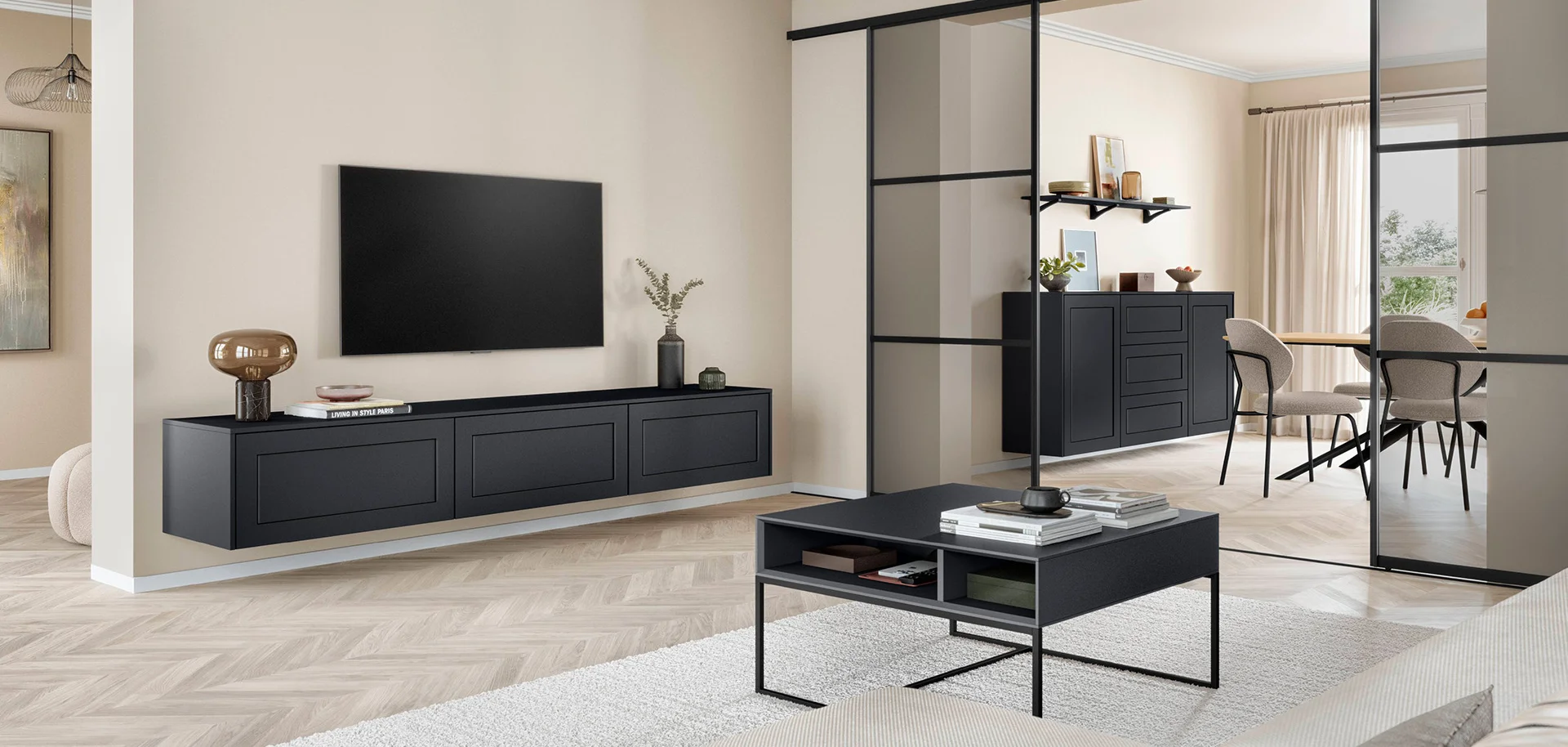 Anta 791, Laccato, Nero Perfetto opaco