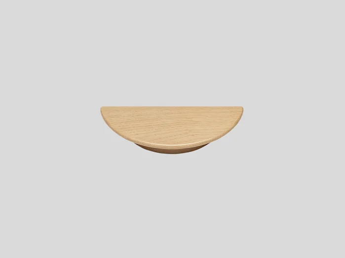 128 - Wooden handle, Oak, Matt