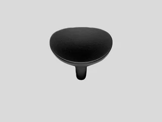  Handle 244, Metal knob, Black Matt 