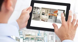nobilia-keuken op een tablet vormgeven