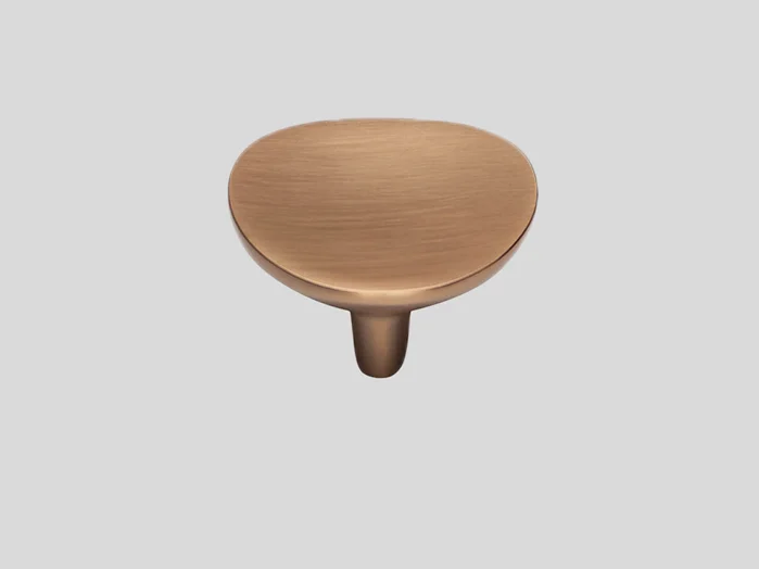 246 - Metal knob, Bronze metallic colour, Matt