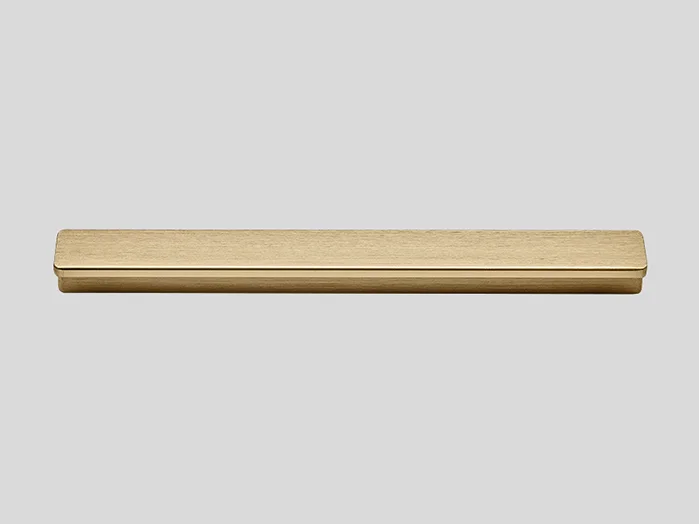 233 - Metal handle, Gold coloured, Matt