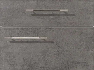 Façade 889, Décor béton gris ardoise